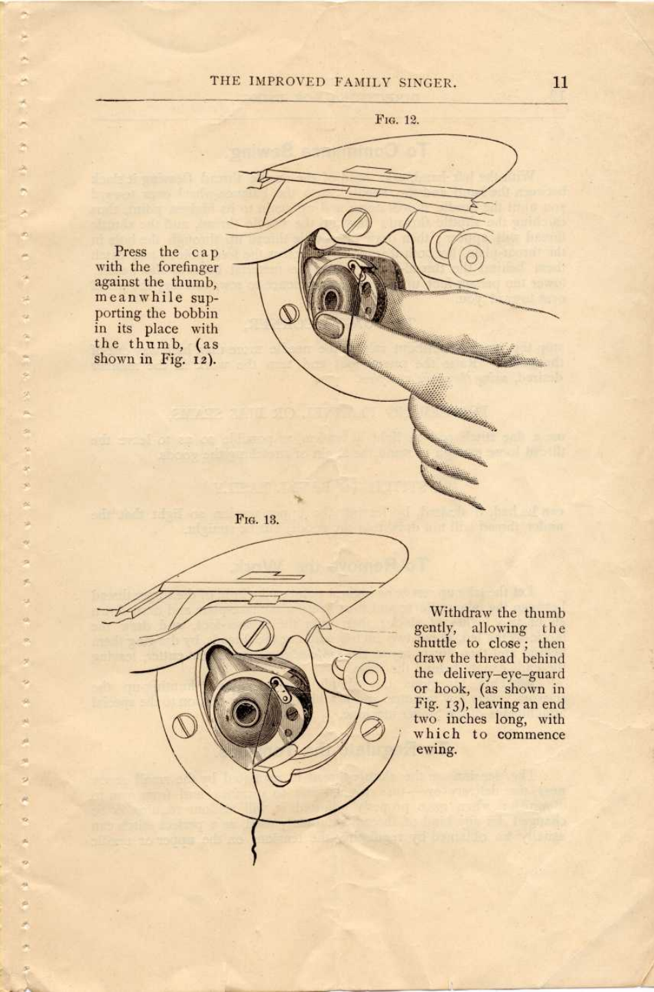 SINGER M100A User Manual | Page 13 / 22