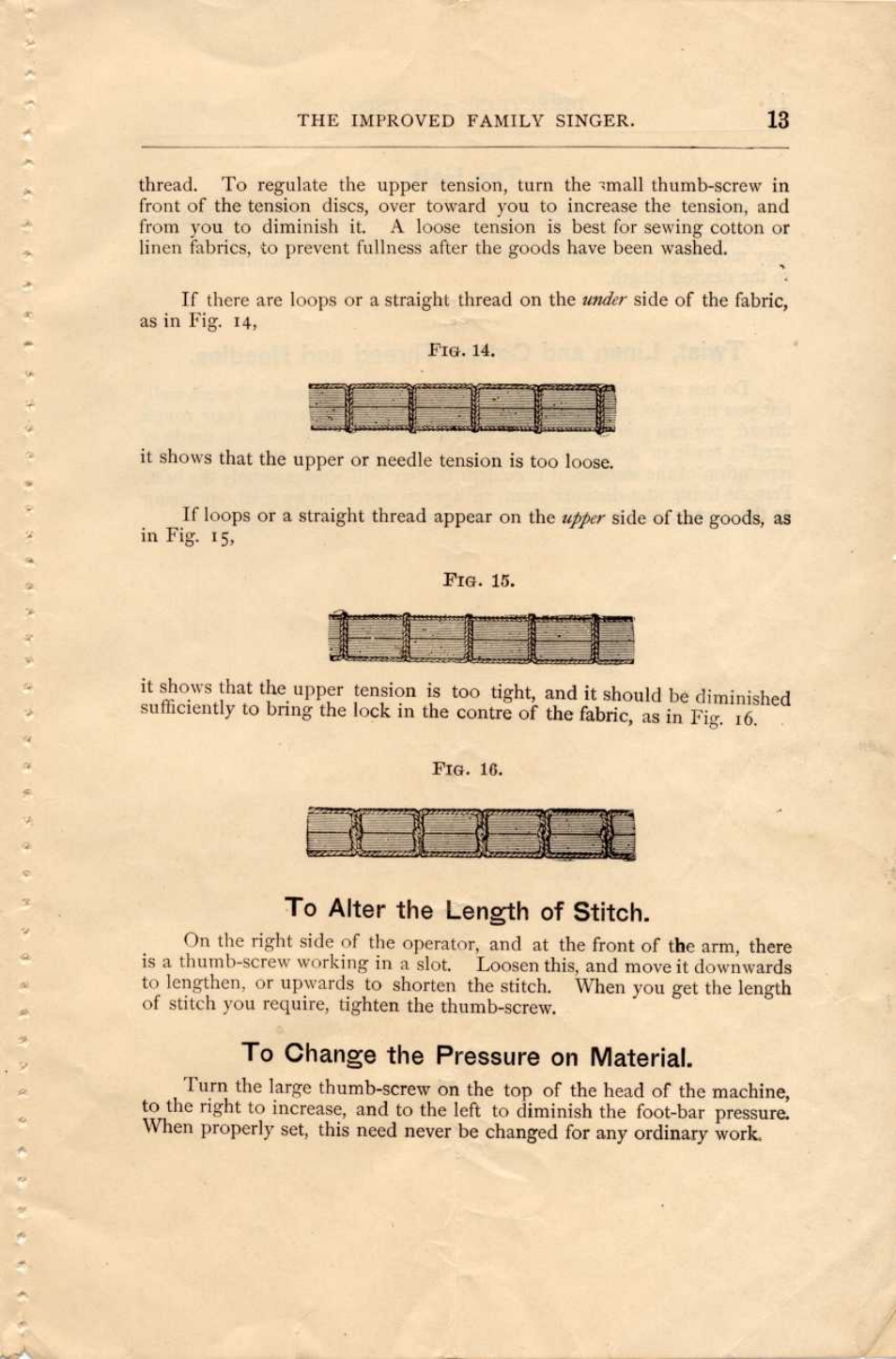 SINGER M100A User Manual | Page 15 / 22