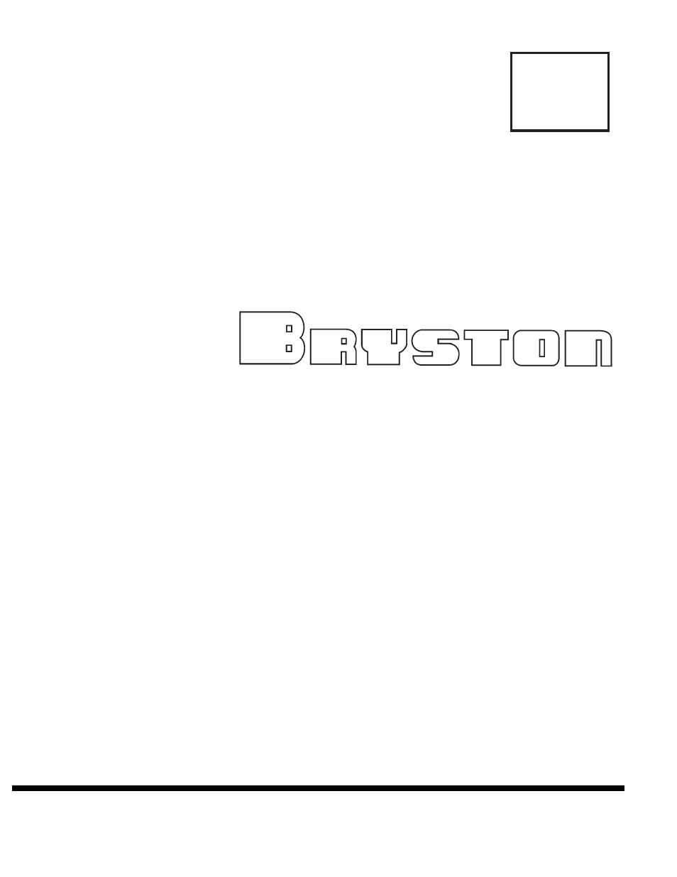 Bryston SP1.7 User Manual | 40 pages