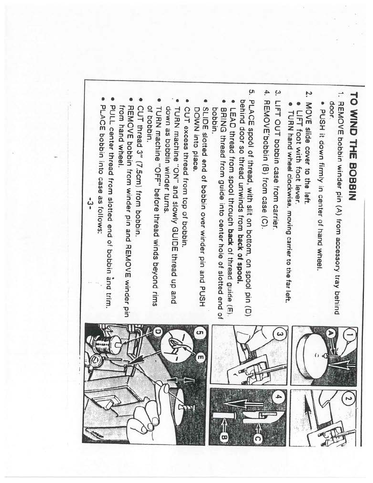 SINGER P-1250 Professional User Manual | Page 4 / 8