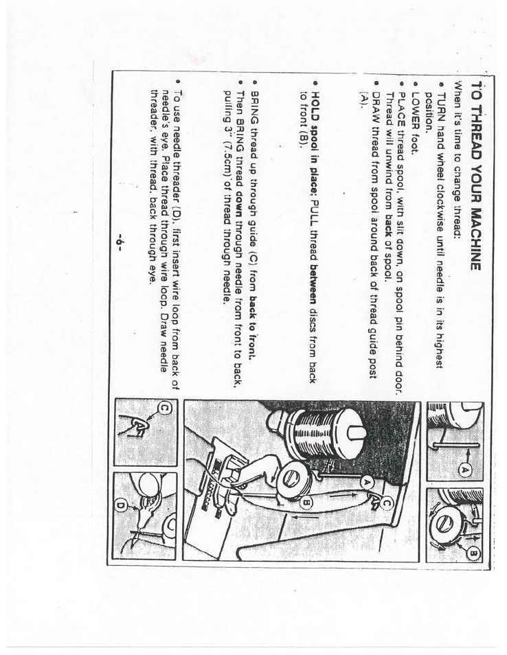 SINGER P-1250 Professional User Manual | Page 7 / 8