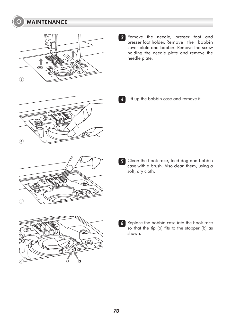 70 maintenance | SINGER PSW 1.00-WORKBOOK User Manual | Page 75 / 242
