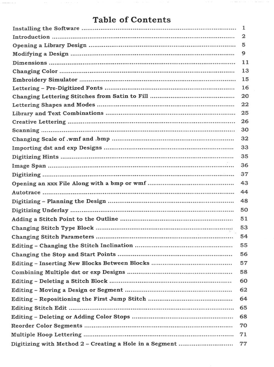 SINGER PSW 1.10-WORKBOOK User Manual | Page 2 / 80
