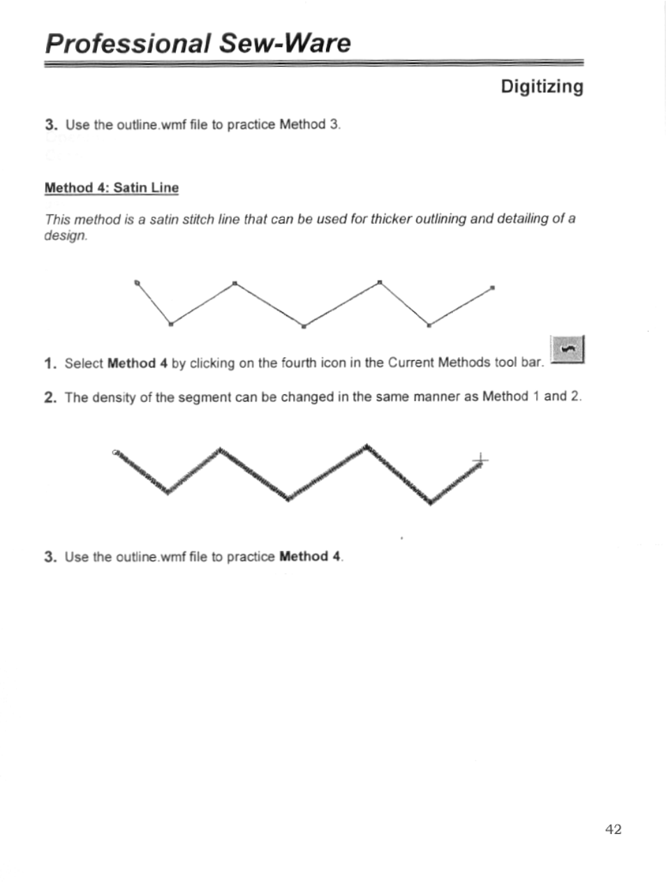 Digitizing, Professional sew-ware | SINGER PSW 1.10-WORKBOOK User Manual | Page 44 / 80