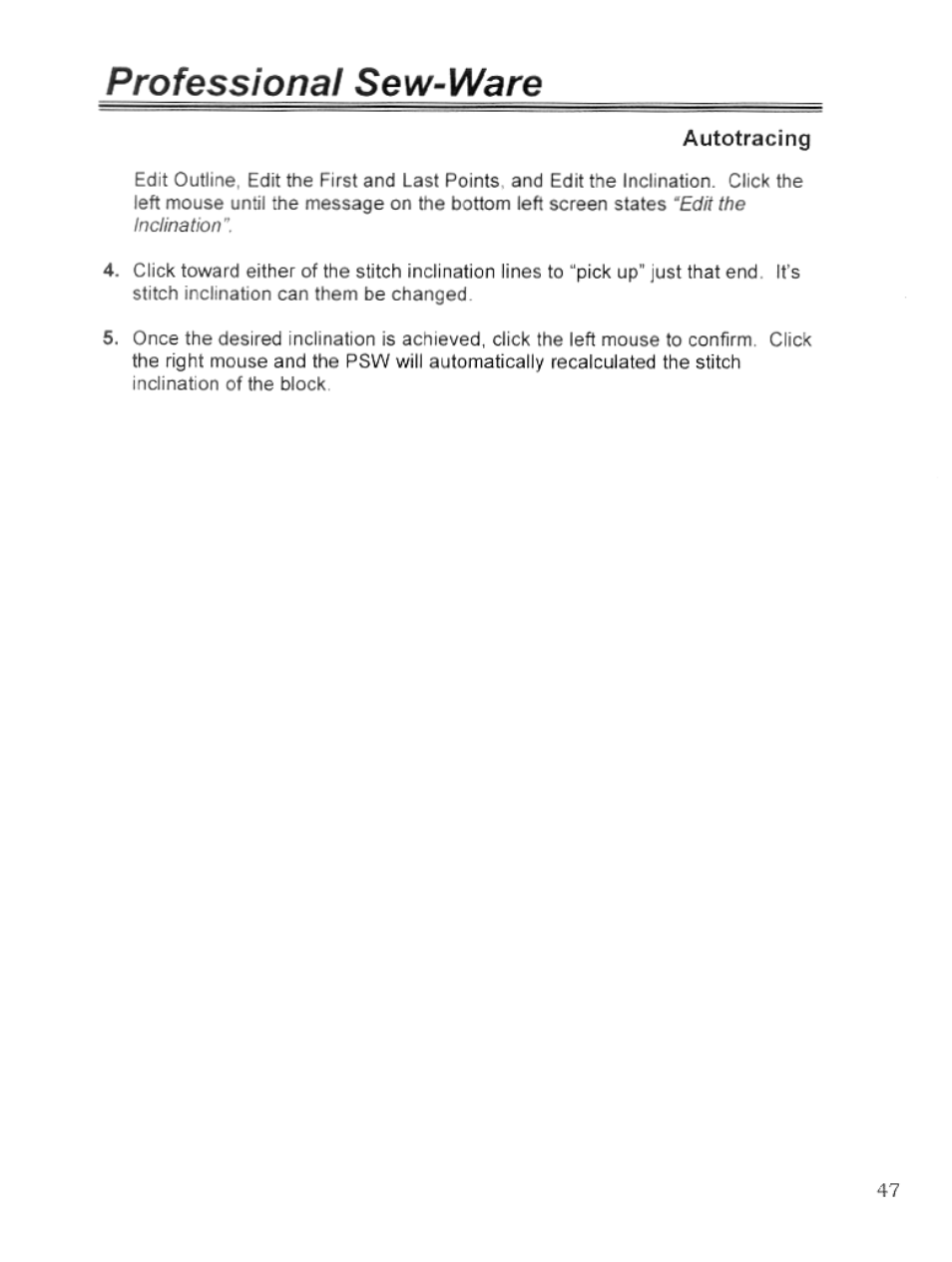 Professional sew-ware | SINGER PSW 1.10-WORKBOOK User Manual | Page 49 / 80