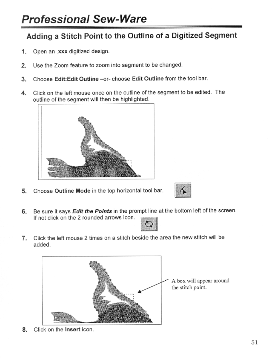 Professional sew-ware | SINGER PSW 1.10-WORKBOOK User Manual | Page 53 / 80
