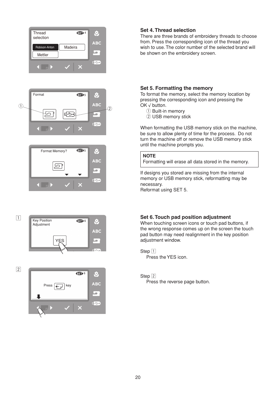 SINGER S10 STUDIO Instruction Manual User Manual | Page 20 / 56