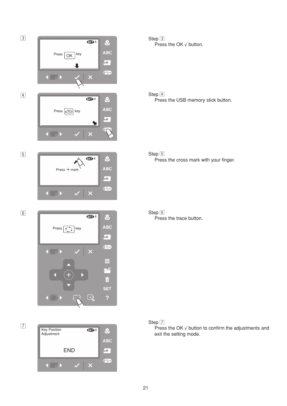 Cv b n m | SINGER S10 STUDIO Instruction Manual User Manual | Page 21 / 56