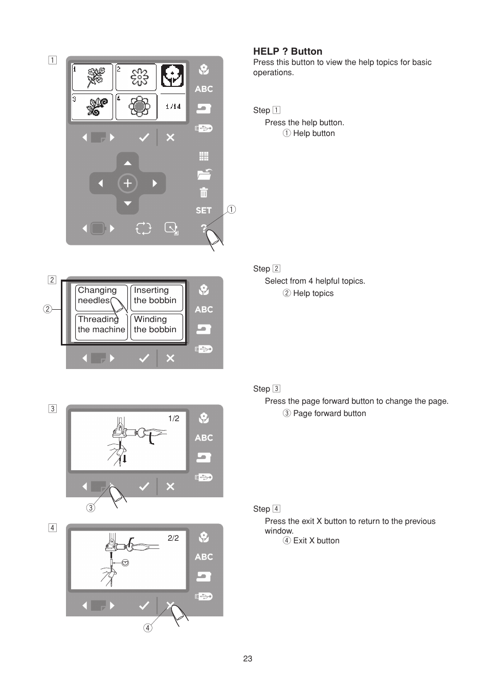 SINGER S10 STUDIO Instruction Manual User Manual | Page 23 / 56