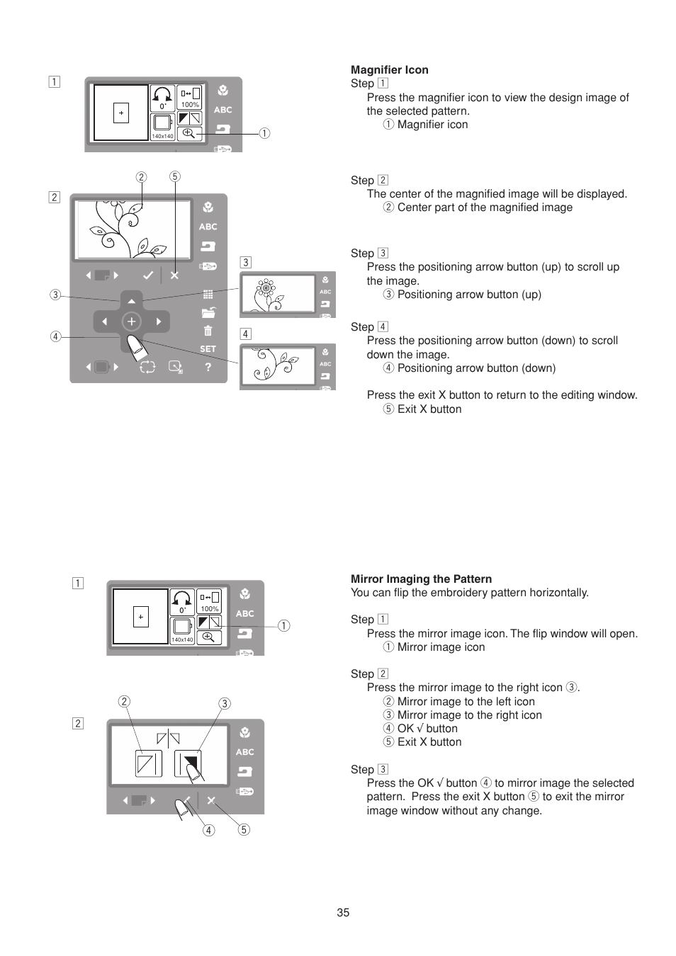 SINGER S10 STUDIO Instruction Manual User Manual | Page 35 / 56