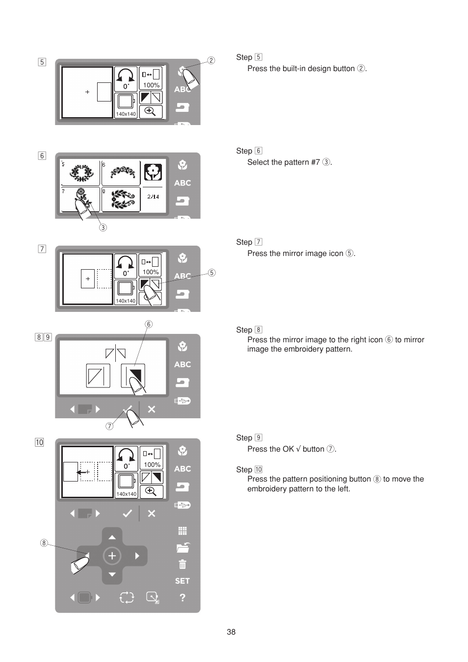 SINGER S10 STUDIO Instruction Manual User Manual | Page 38 / 56