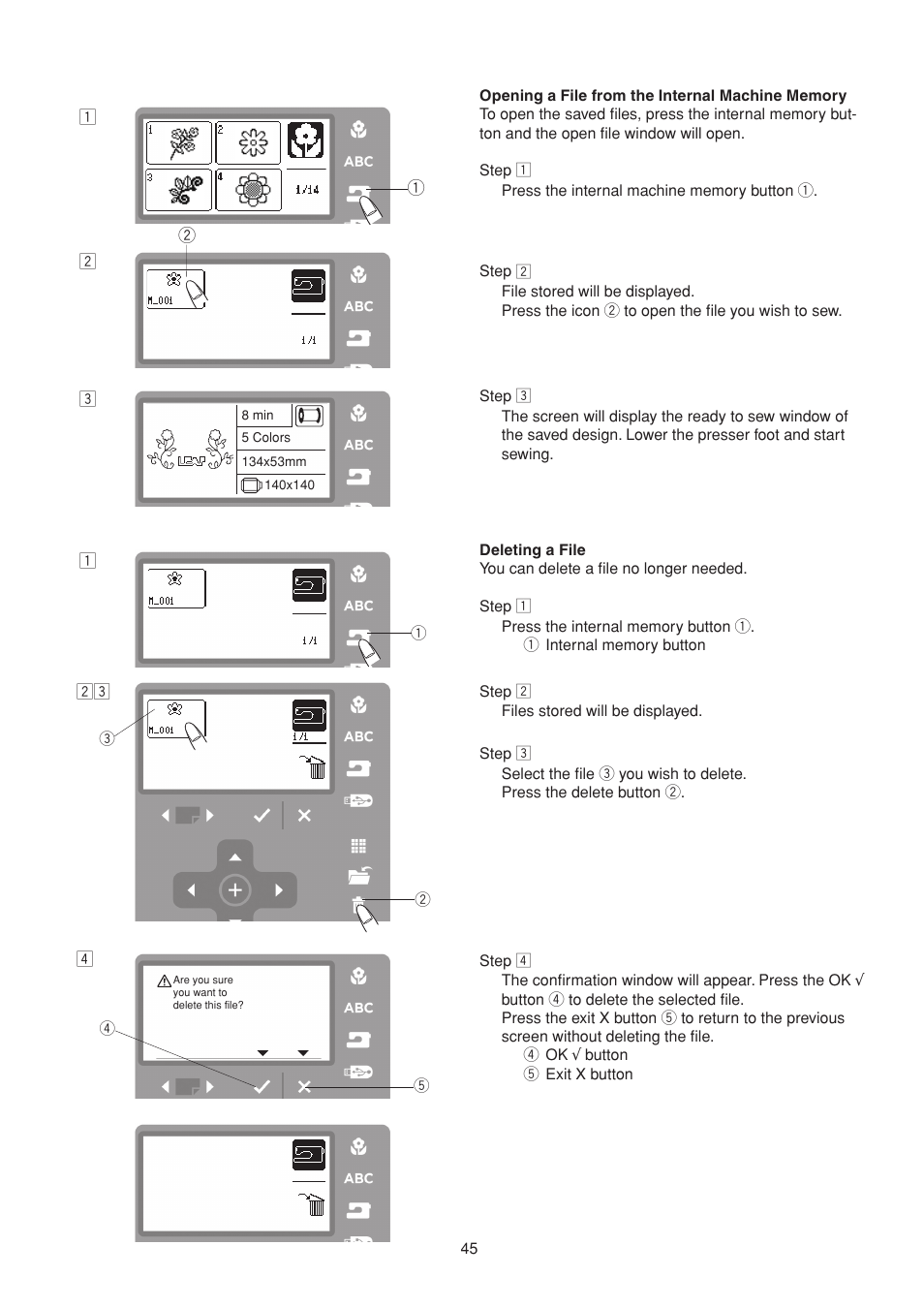 SINGER S10 STUDIO Instruction Manual User Manual | Page 45 / 56