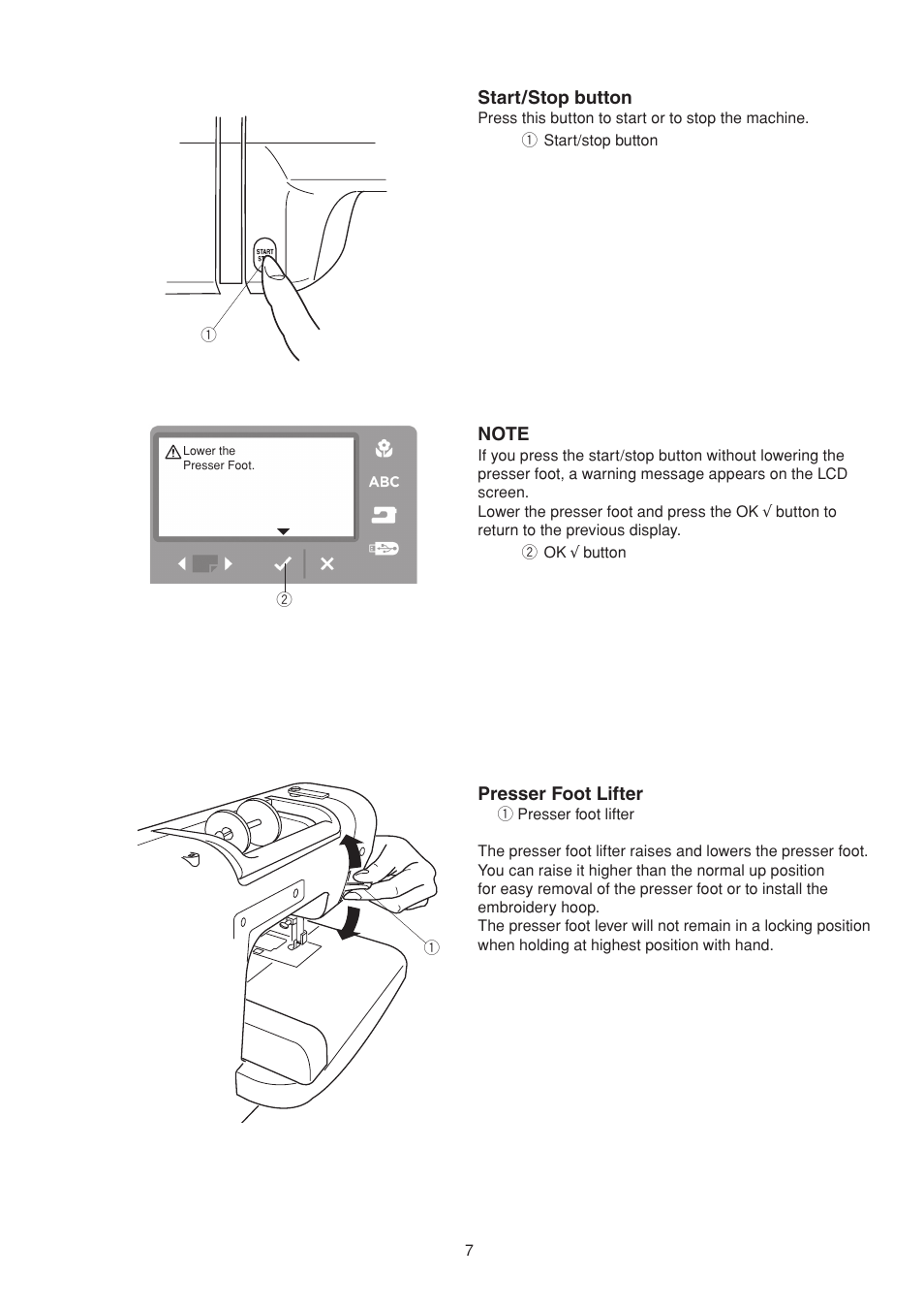 SINGER S10 STUDIO Instruction Manual User Manual | Page 7 / 56