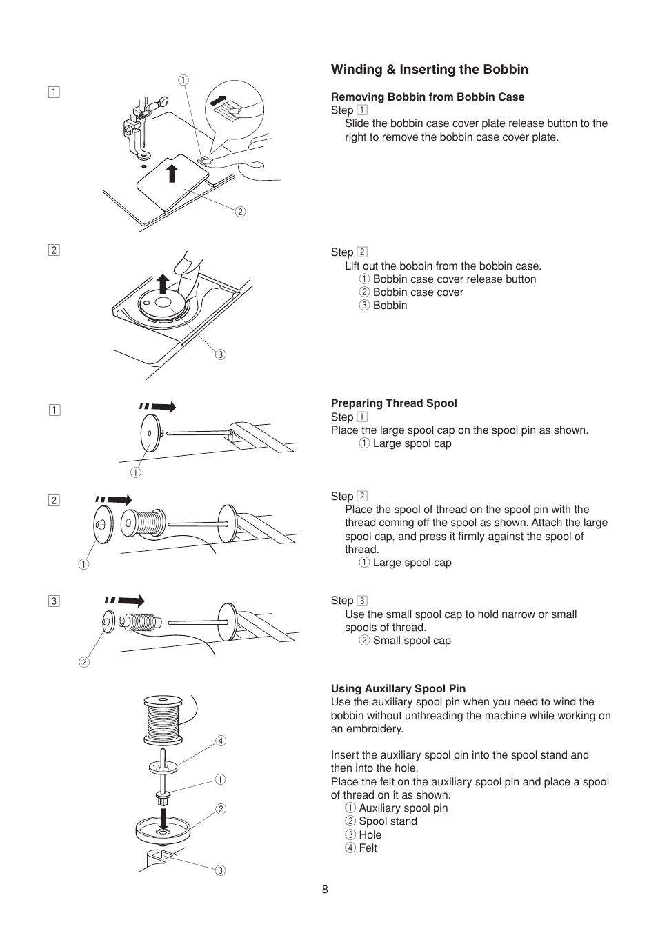 SINGER S10 STUDIO Instruction Manual User Manual | Page 8 / 56