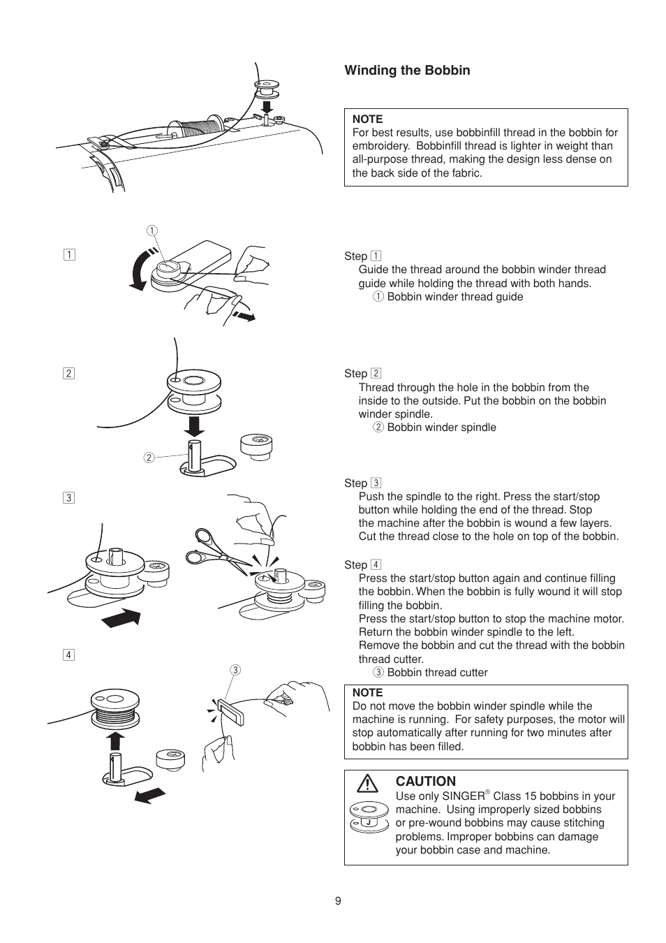 SINGER S10 STUDIO Instruction Manual User Manual | Page 9 / 56