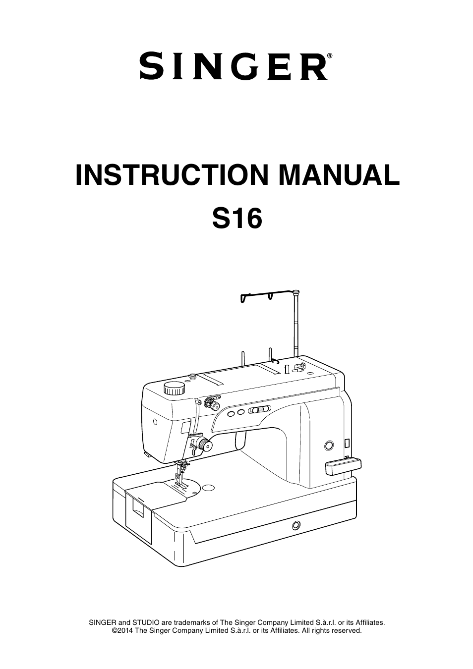 SINGER S18 User Manual | 23 pages