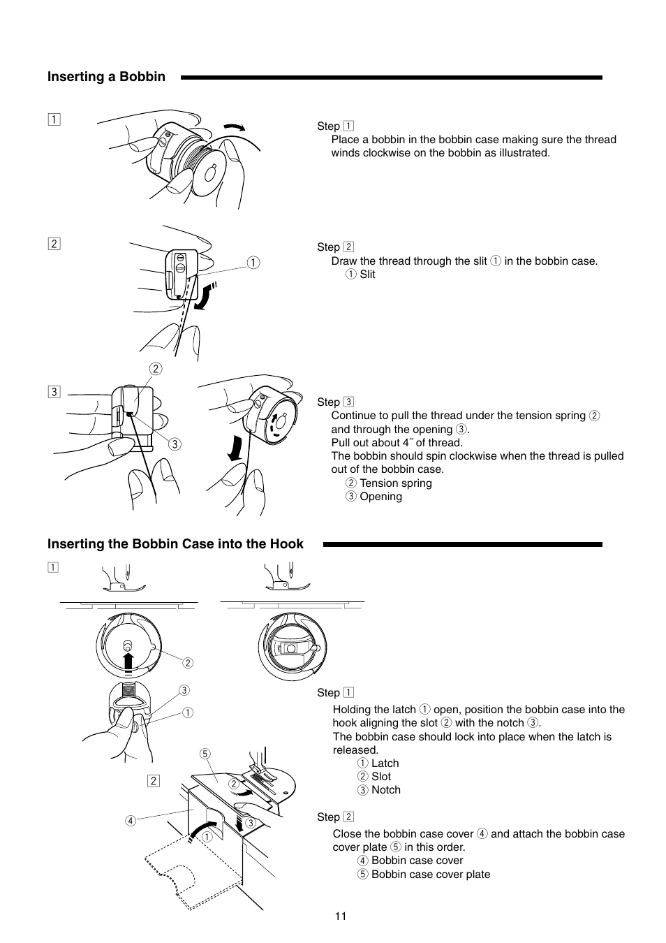 SINGER S18 User Manual | Page 11 / 23