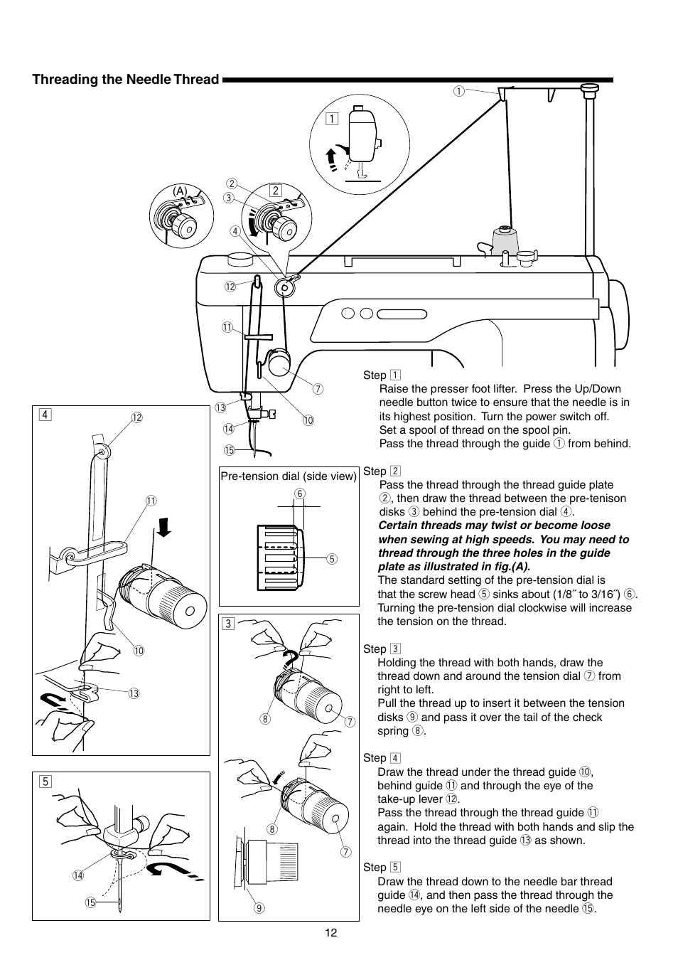 SINGER S18 User Manual | Page 12 / 23