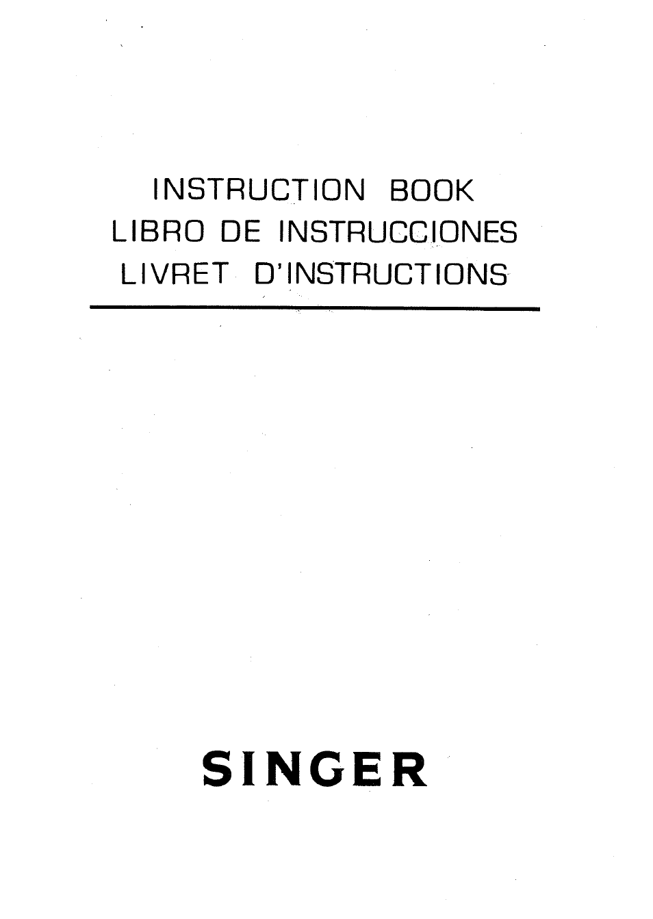 SINGER SM14 Style Mate User Manual | 68 pages