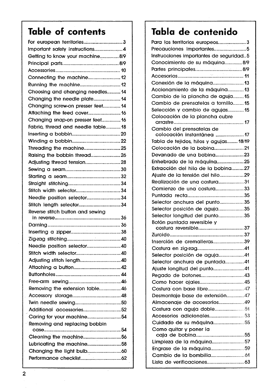 SINGER SM14 Style Mate User Manual | Page 4 / 68