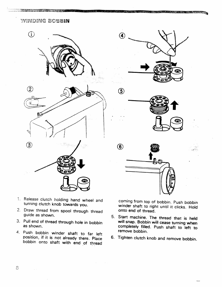 Wlilplms bcb8in | SINGER W ET 10 User Manual | Page 10 / 42