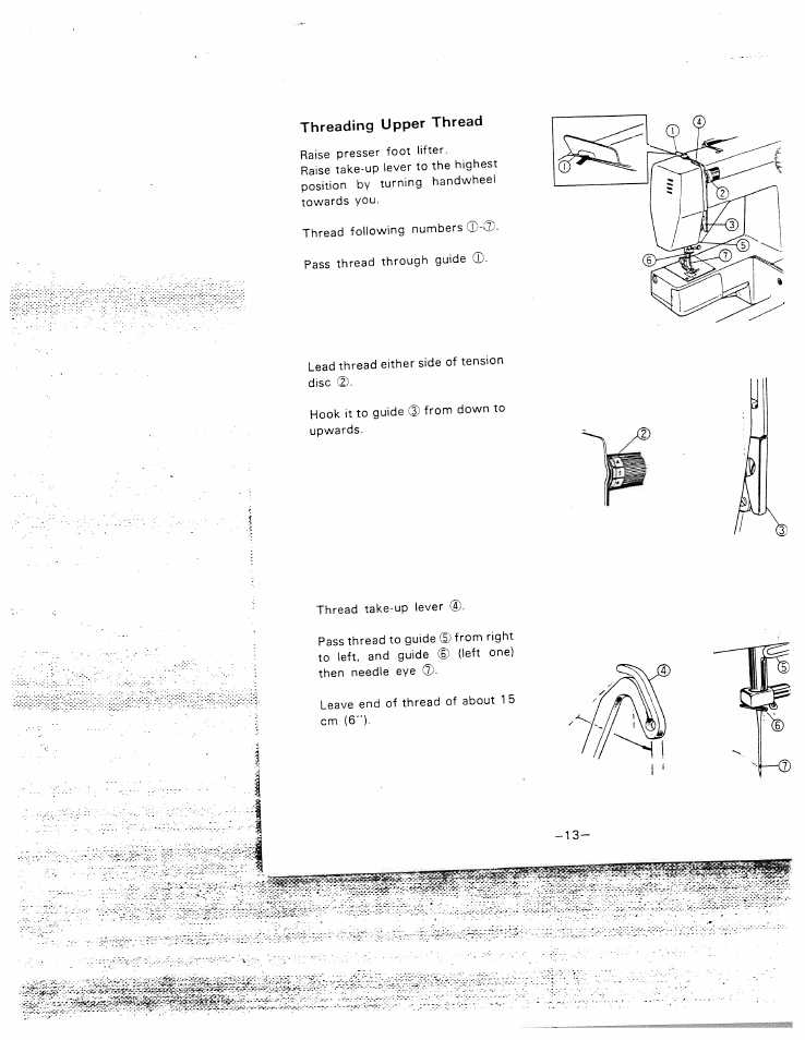 SINGER W1015 Elgin User Manual | Page 16 / 50