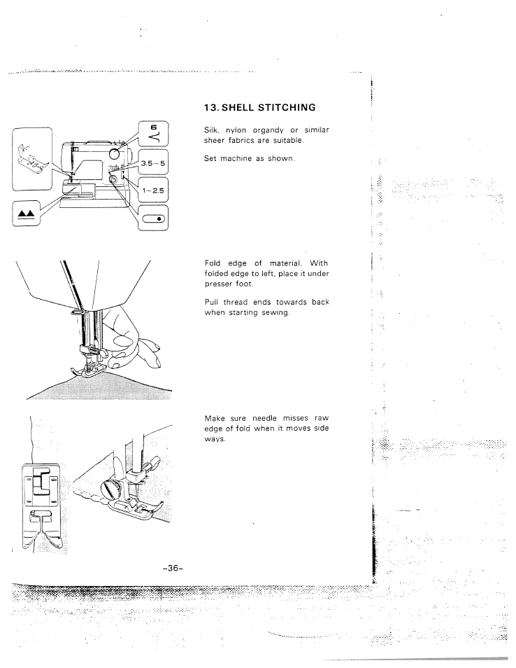 Shell stitching | SINGER W1015 Elgin User Manual | Page 39 / 50