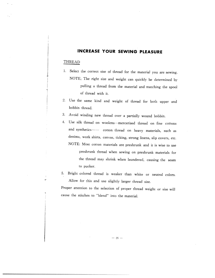 Increase your sewing pleasure | SINGER W102 User Manual | Page 28 / 32