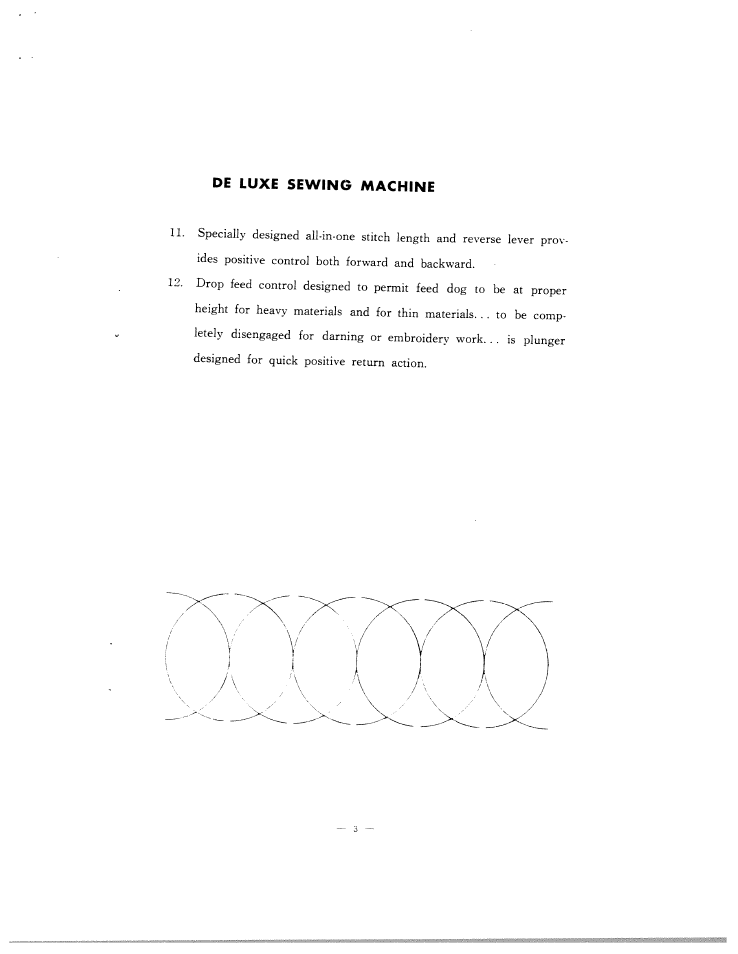 De luxe sewing machine | SINGER W102 User Manual | Page 6 / 32