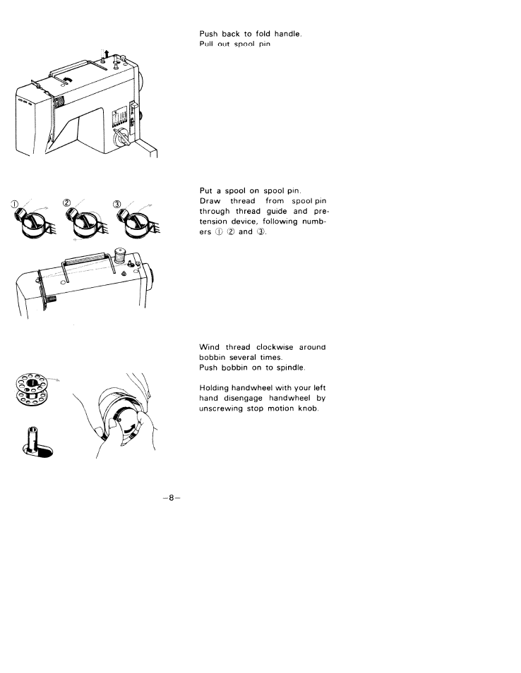 SINGER W1033 User Manual | Page 11 / 32