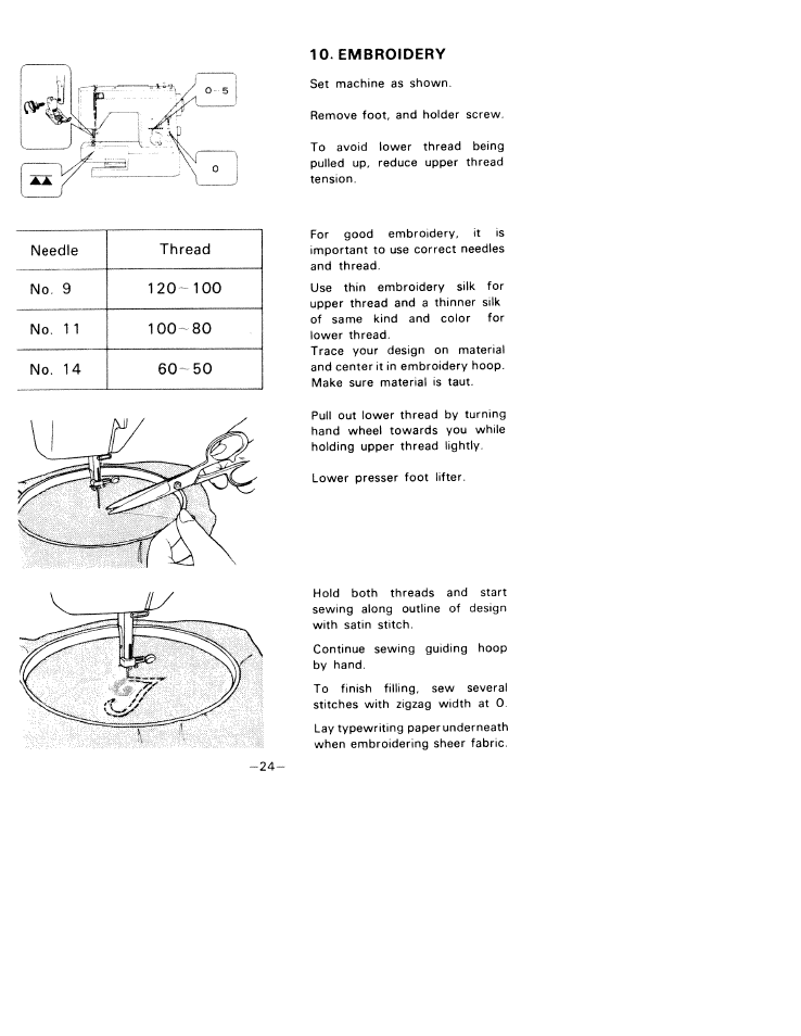 Embroidery | SINGER W1033 User Manual | Page 27 / 32