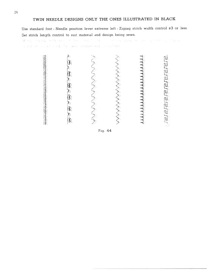 SINGER W1065 User Manual | Page 26 / 51