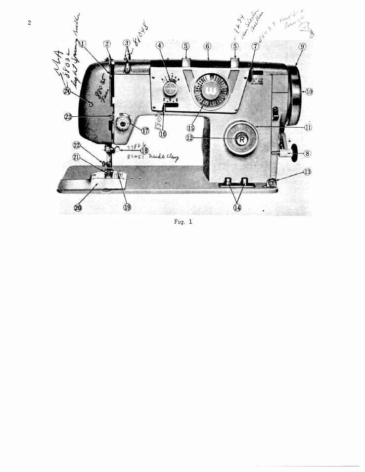 SINGER W1065 User Manual | Page 4 / 51