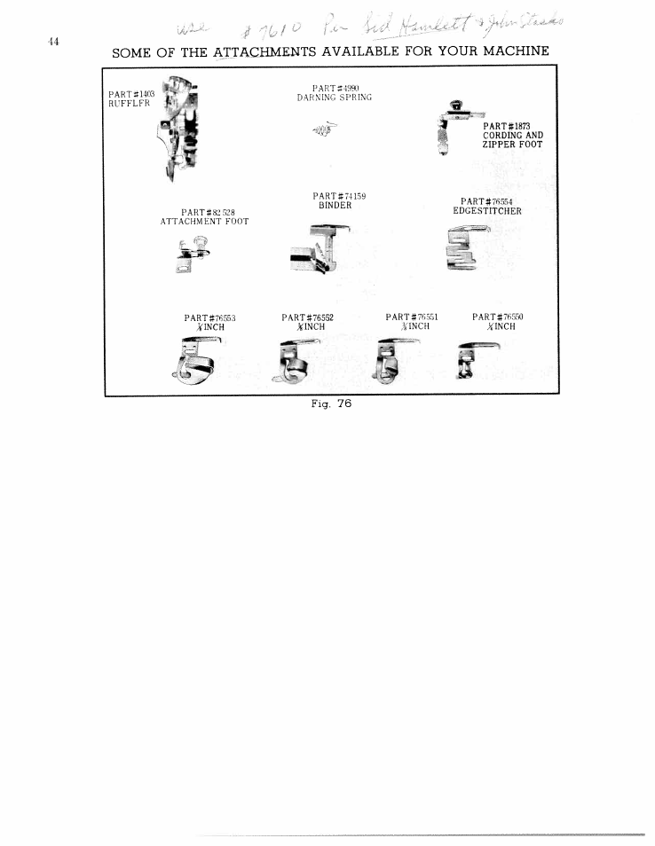 SINGER W1065 User Manual | Page 42 / 51
