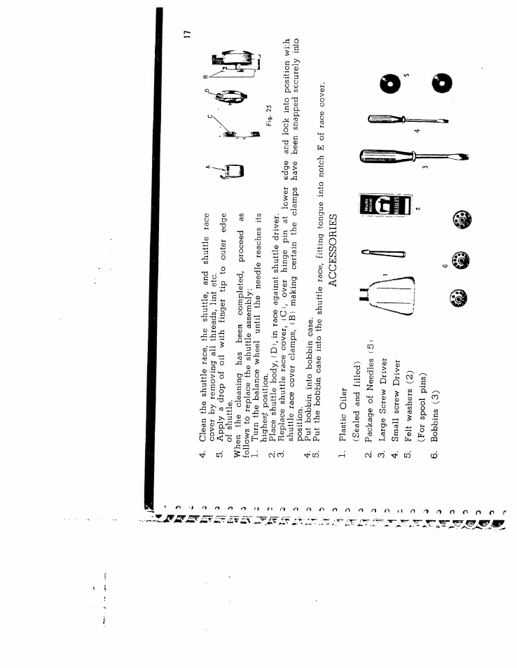 Accessories | SINGER W1066 (older model) User Manual | Page 17 / 29