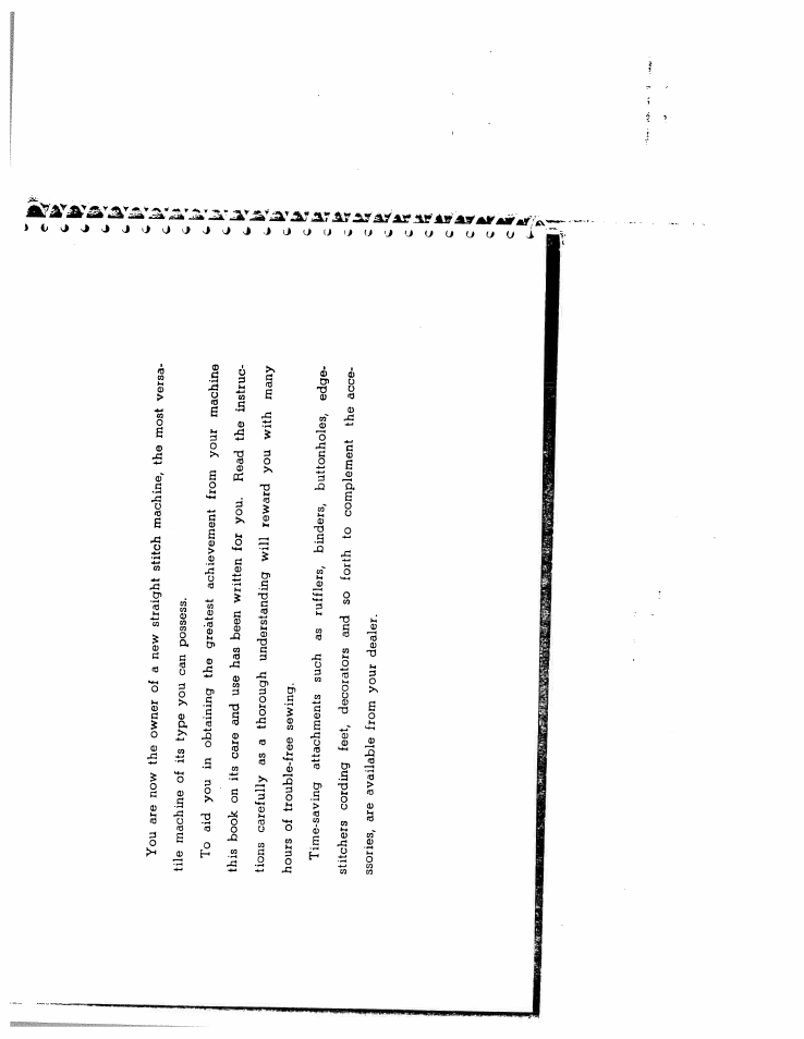 SINGER W1066 (older model) User Manual | Page 2 / 29