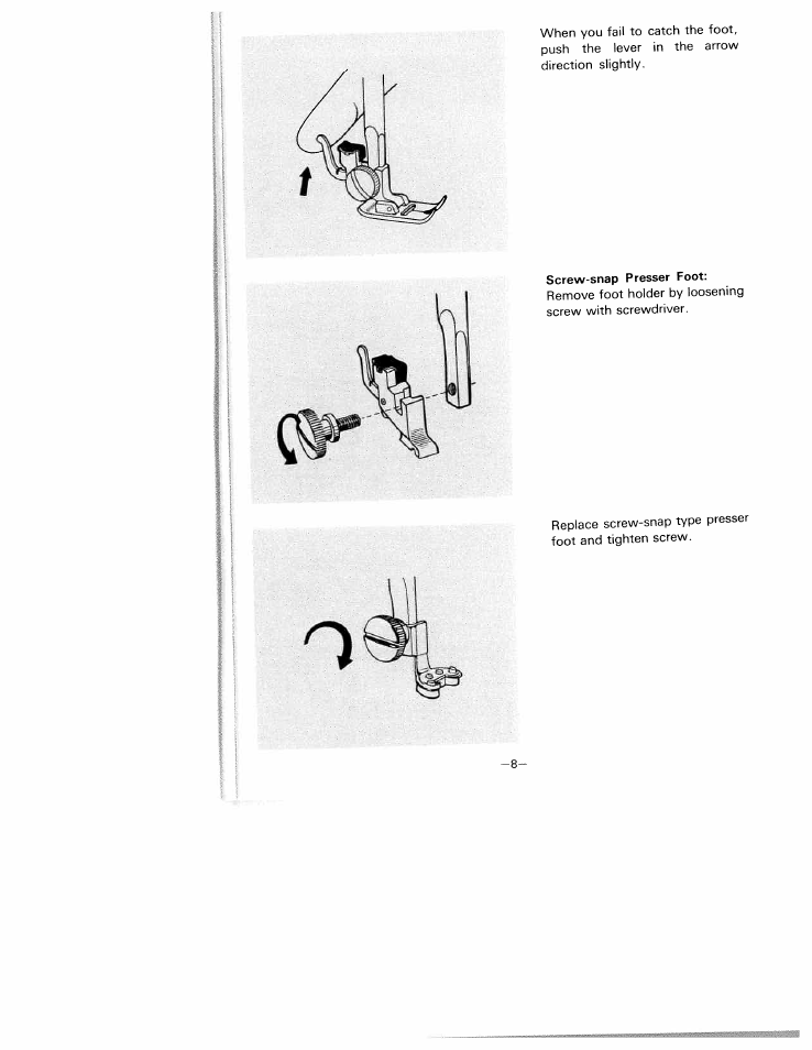 SINGER W1122 User Manual | Page 11 / 50