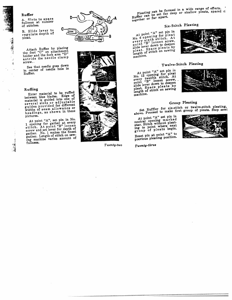 SINGER W117 User Manual | Page 13 / 20