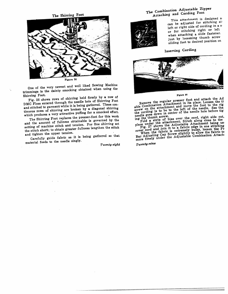 Riu'ra.” iuita | SINGER W117 User Manual | Page 16 / 20