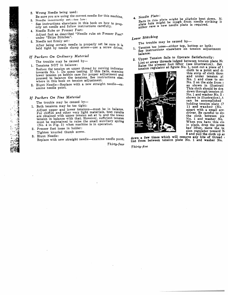 SINGER W117 User Manual | Page 19 / 20