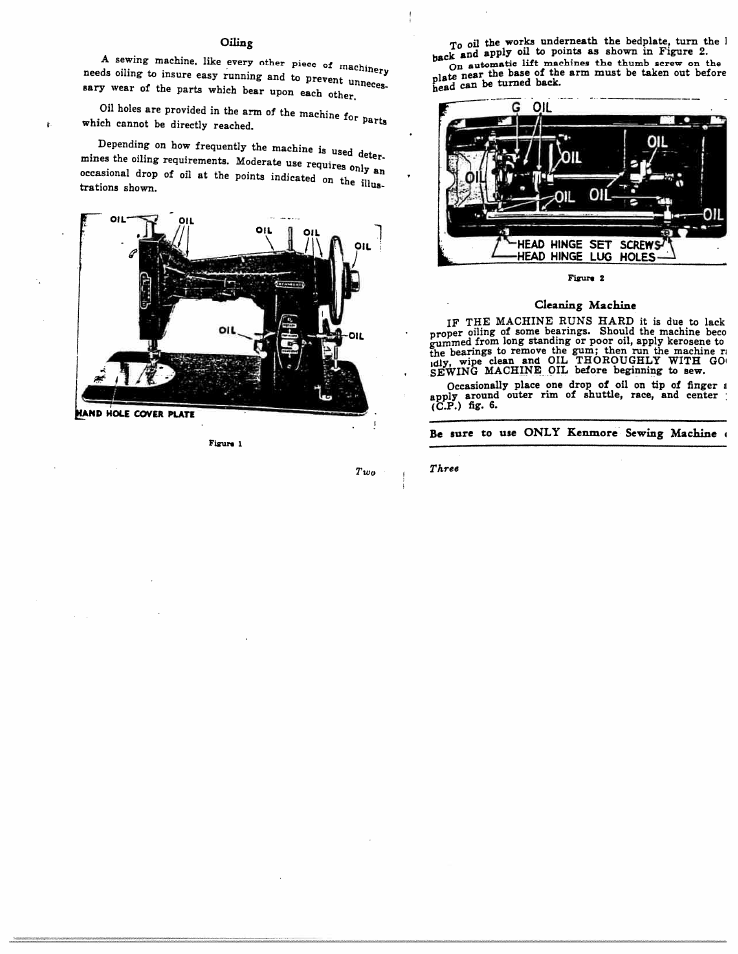 SINGER W117 User Manual | Page 3 / 20