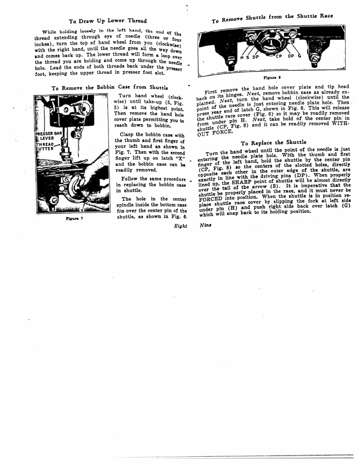 SINGER W117 User Manual | Page 6 / 20