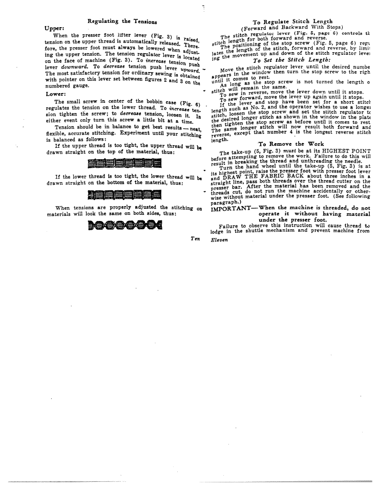 Neat | SINGER W117 User Manual | Page 7 / 20
