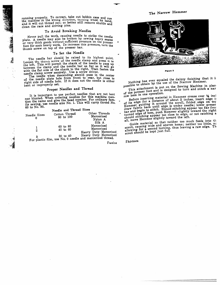 SINGER W117 User Manual | Page 8 / 20