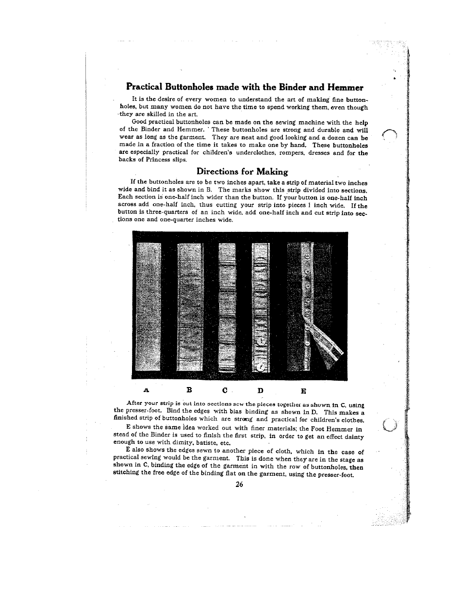 SINGER W12 User Manual | Page 26 / 27
