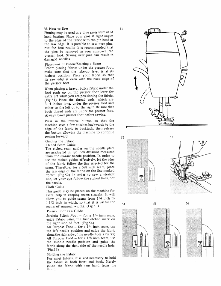 Vi. how to sew | SINGER W1213 User Manual | Page 17 / 44