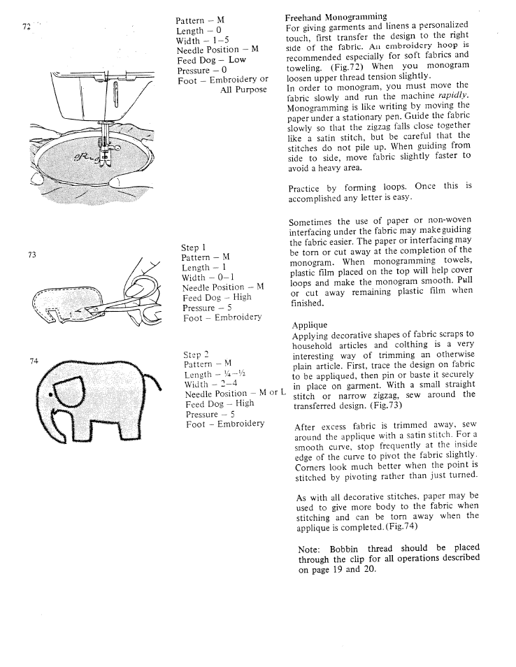 SINGER W1213 User Manual | Page 22 / 44