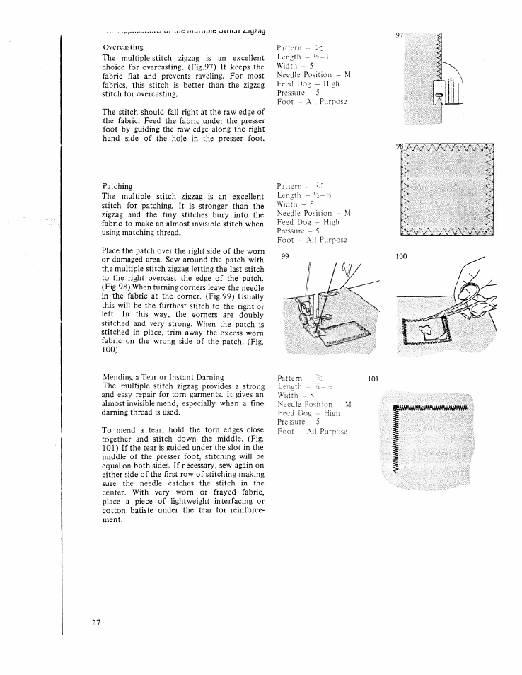 SINGER W1213 User Manual | Page 29 / 44