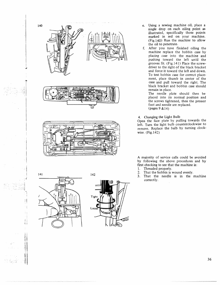 SINGER W1213 User Manual | Page 38 / 44