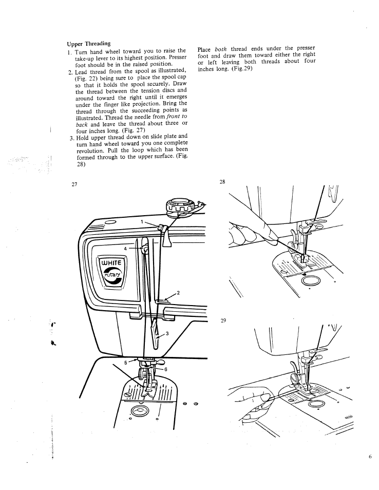 SINGER W1213 User Manual | Page 8 / 44